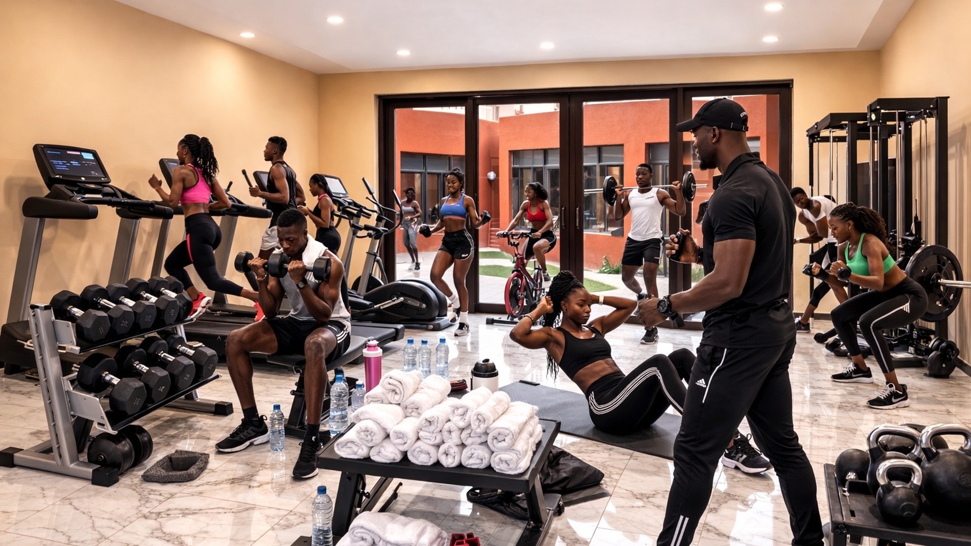 Inauguration de la salle de Fitness